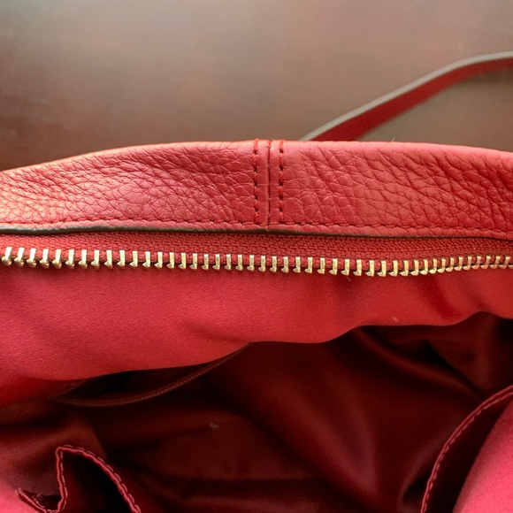 Coach Park Hono red leather bag and wallet EUC - Picture 14 of 15